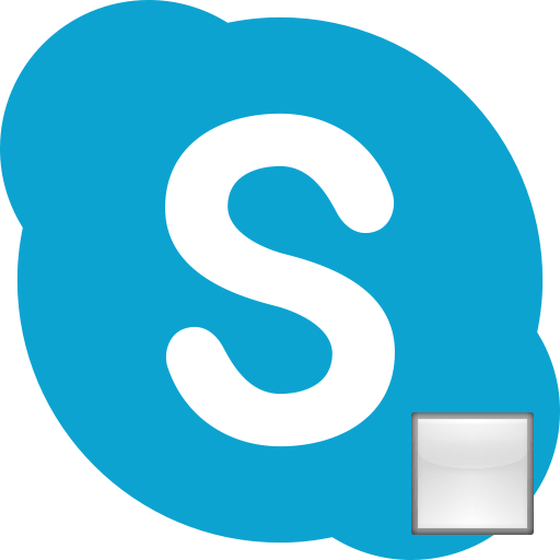 Белый экран в Skype